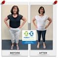 Client weight loss transformation